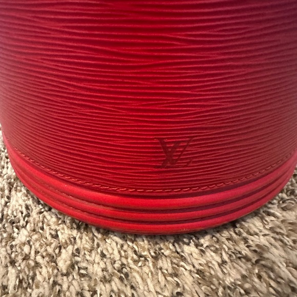 Louis Vuitton Red Epi Leather Cannes Bucket Bag with Top Handle - Picture 2 of 12